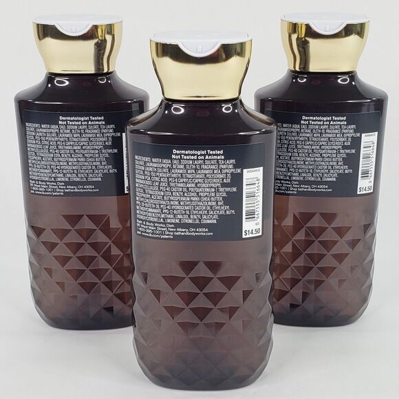 Set of 3 Into The Night Shower Gel Bath & Body Works 10 oz Full Size Shea Aloe - Picture 3 of 6